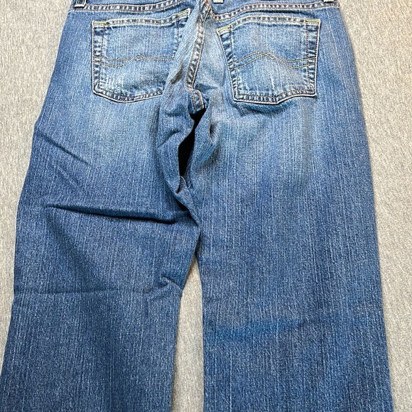 Vintage Lucky Brand Low Rise Flare Blue  Denim Jeans Sz 26” Waist Short L 29” - Picture 10 of 13